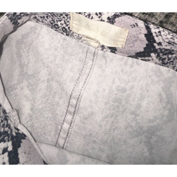 Altar'd State Front Zip Snakeskin Print Mini Skirt Small Y2K Rave 90s - Picture 8 of 10